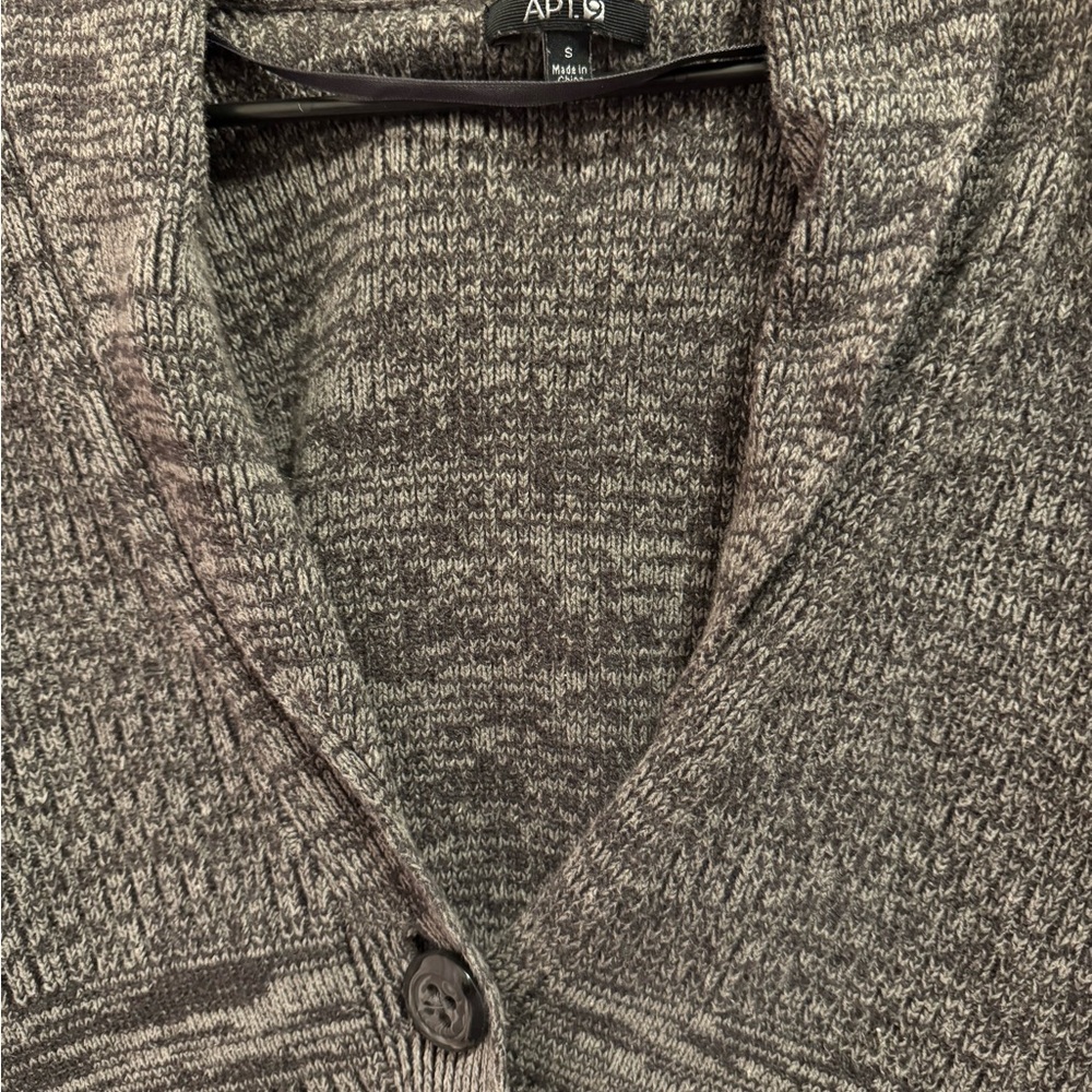 Apt. 9 Gray Women's Cardigan Sweater
